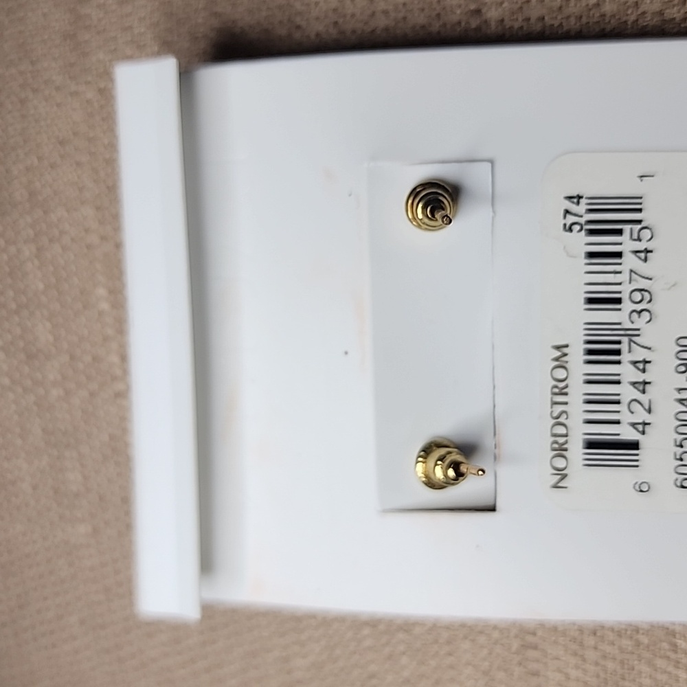 New Lauren Ralph Lauren Baby Blue Stud Earrings - Picture 5 of 7